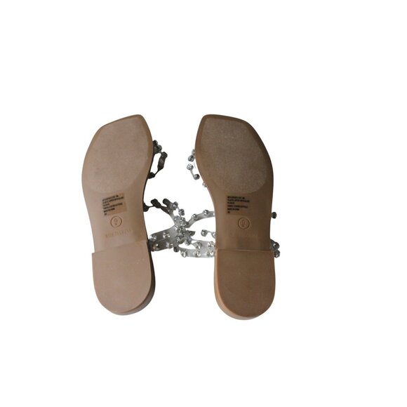 Steve Madden Skyler Clear Sandals  SKYL11S1 Bling Studded Strappy Size 9M New - Picture 5 of 15